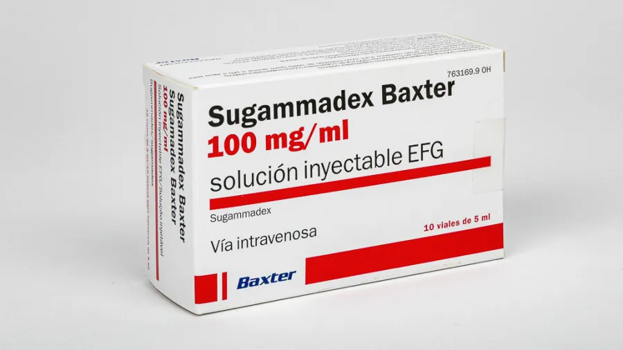 Sugammadex baxter solution for injection