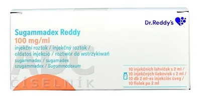 Sugammadex Reddy solución para inyección
