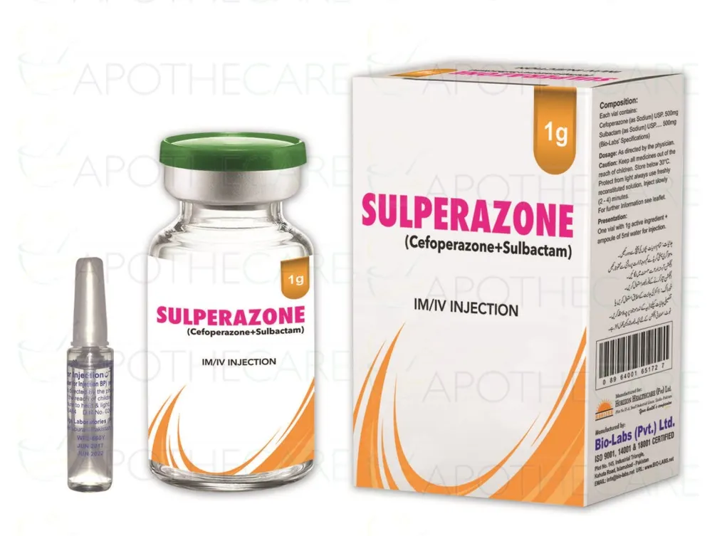 Sulperazon 1 g polvere per soluzione per iniezione e infusione