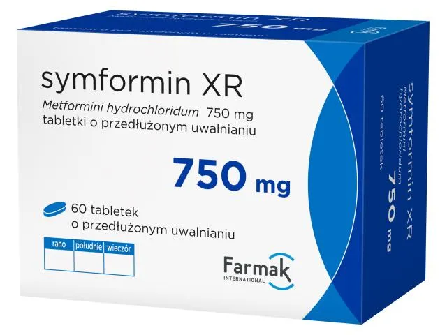 Symformin xr tablets, prolonged release