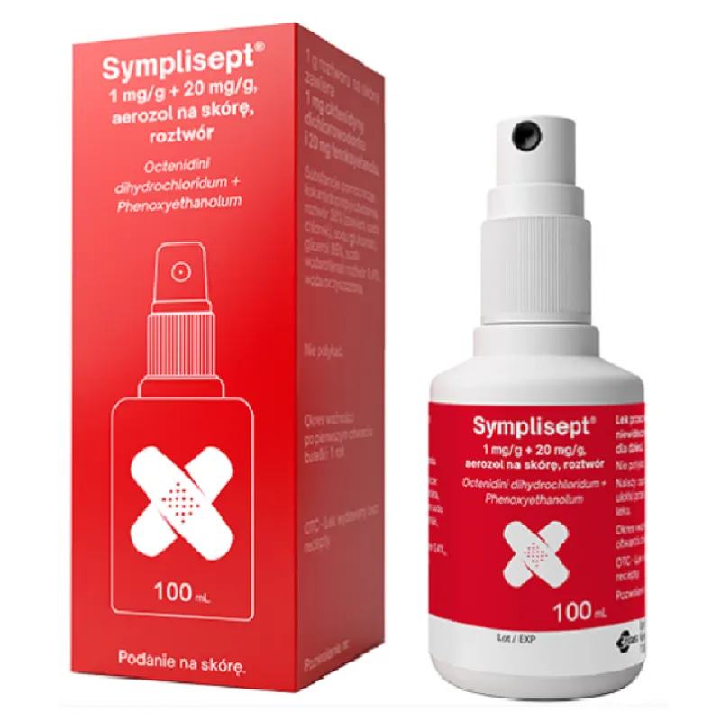 Symplisept aerosol, cutáneo, solución