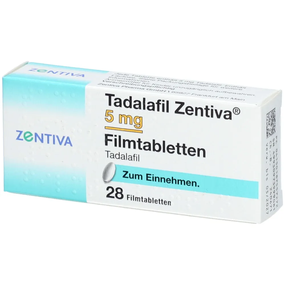 Tadalafilo Zentiva comprimidos recubiertos