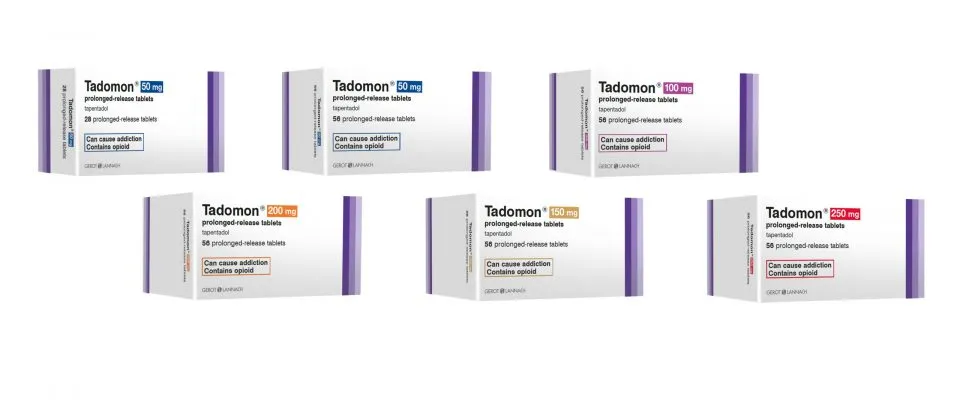Tadomon tablets, prolonged release