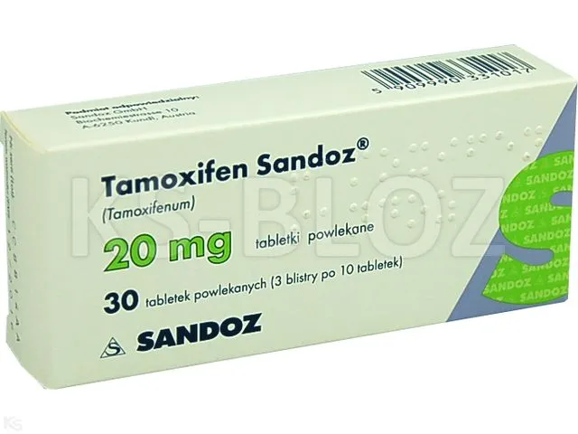 Tamoxifen sandoz tablets, film-coated