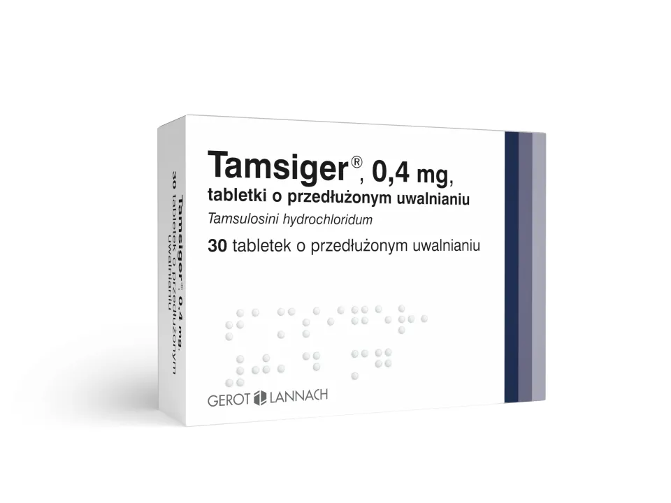 Tamsiger tablets, prolonged release