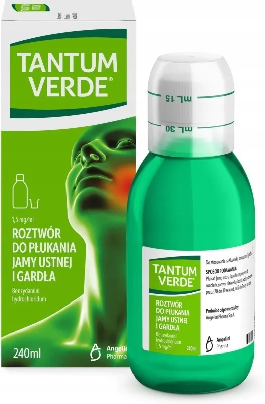 Tantum Verde solución para enjuague bucal y faríngeo