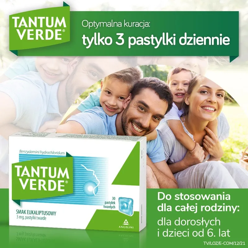 Tantum Verde Sabor eucalipto compresse, rivestite con film