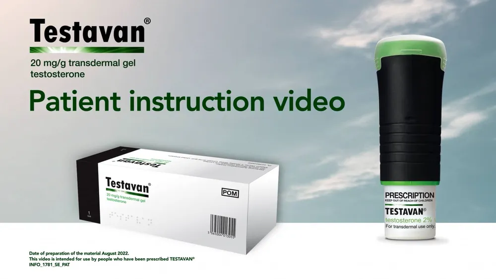 Testavan gel, topical