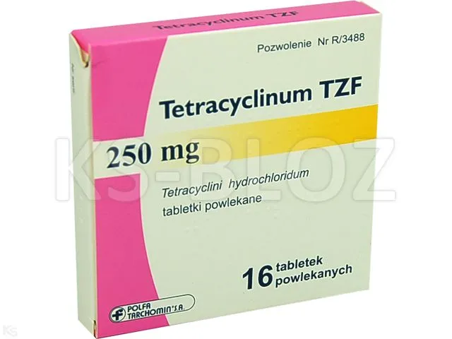 Tetraciclina TZF comprimidos recubiertos