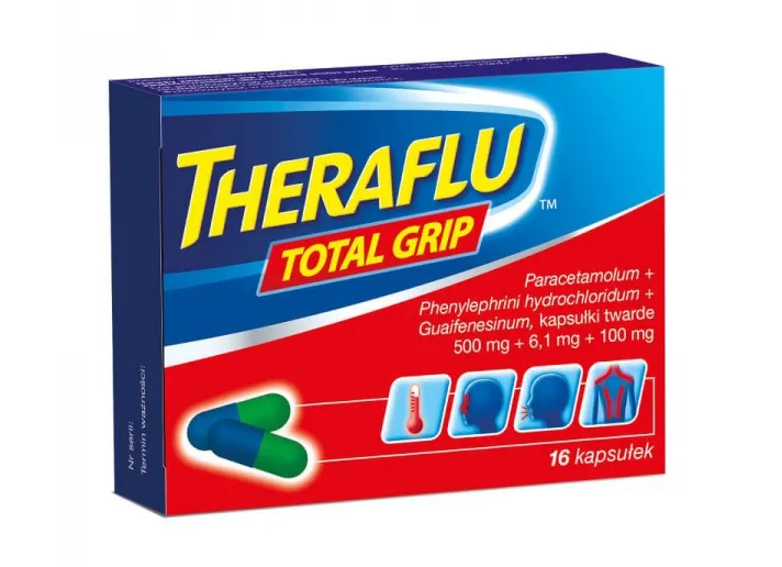 Theraflu Total Grip cápsulas, duras