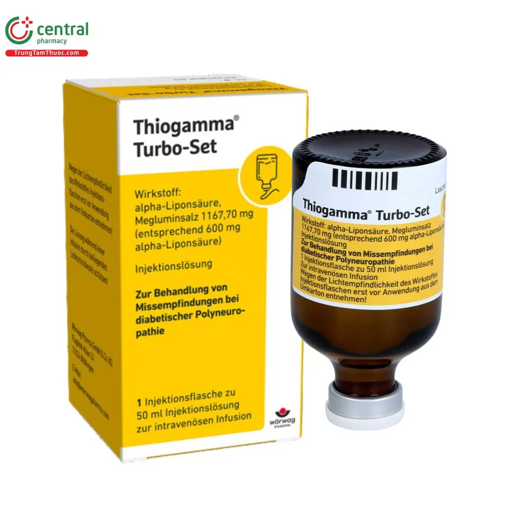 Тиогамма turbo-set раствор для инфузий
