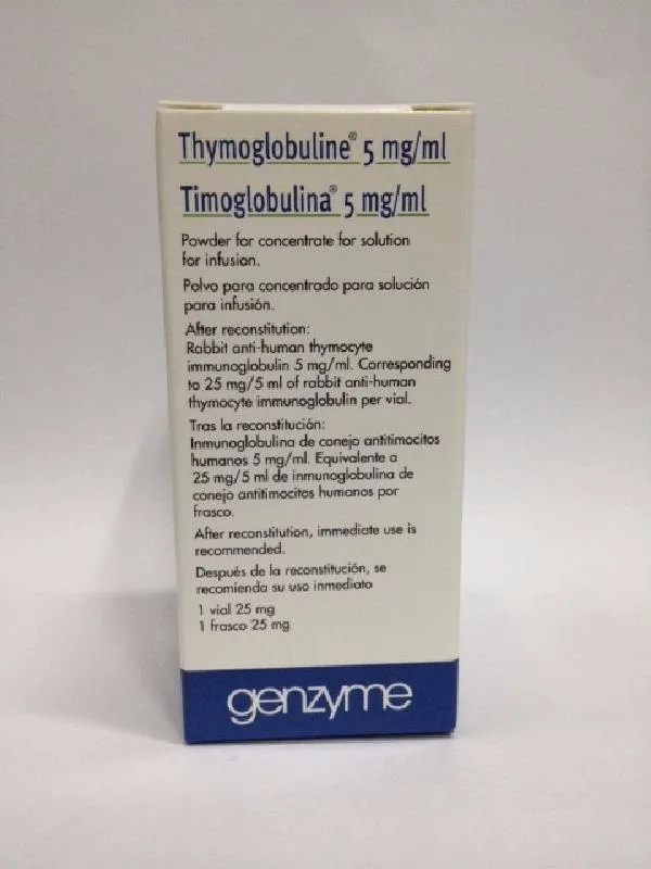 Thymoglobuline 5 mg/ml polvere per concentrato per soluzione per infusione