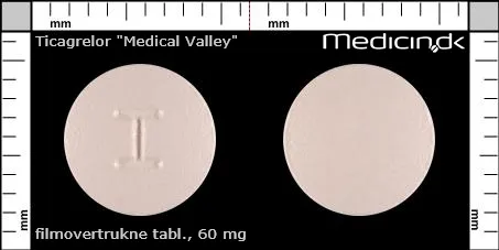 Ticagrelor medical valley tablets, film-coated
