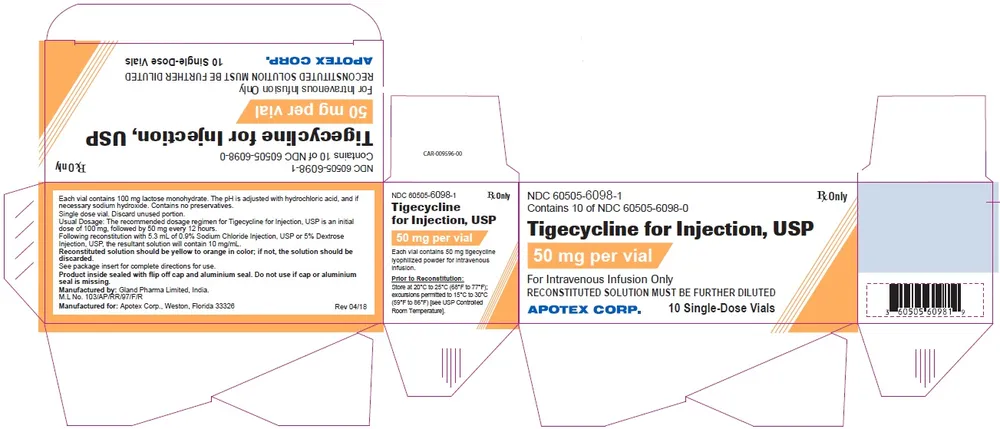 Tigeciclina Norameda polvere per soluzione per infusione