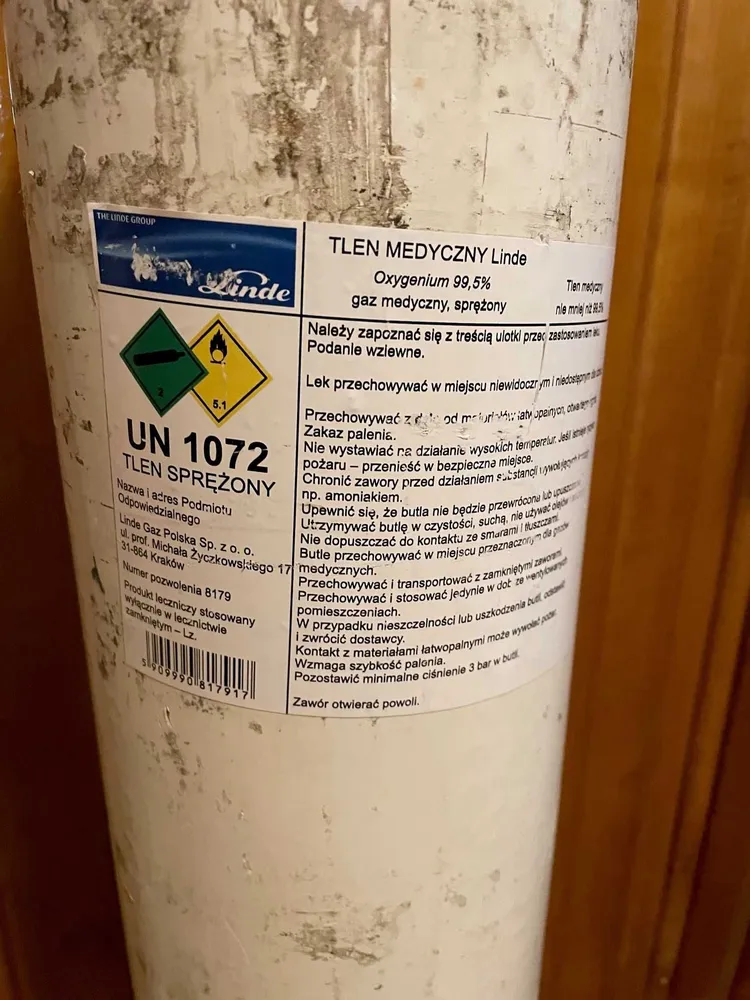 Oxygen medicinal linde gas
