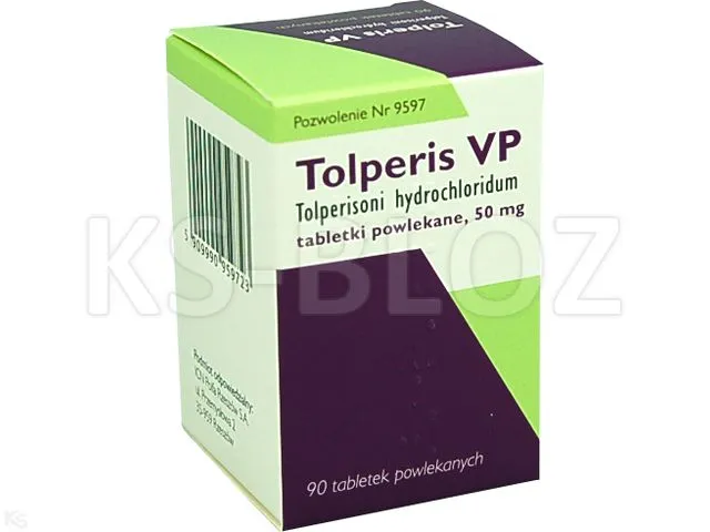 Tolperis vp tablets, film-coated