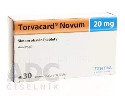 Torvacard 20 tablets, film-coated