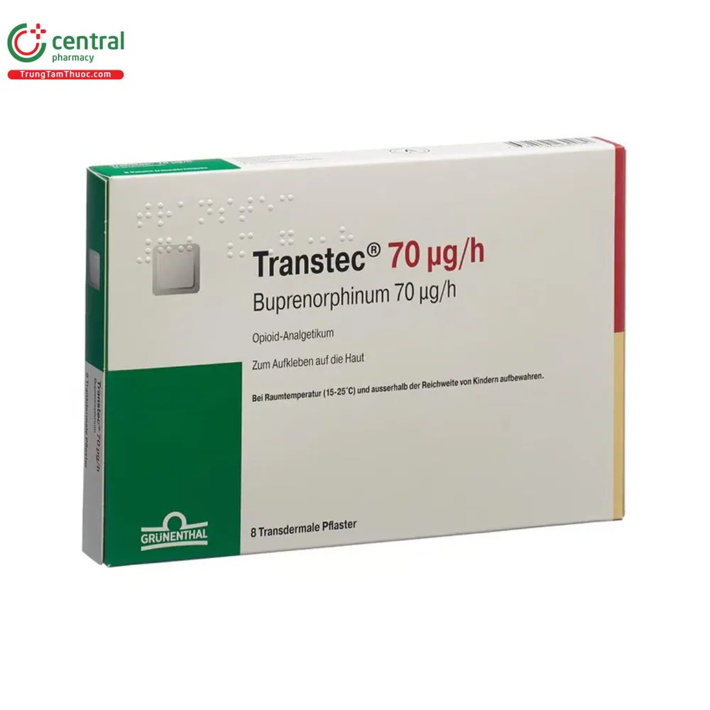 Transtec 70 µg/h plaster, transdermalny