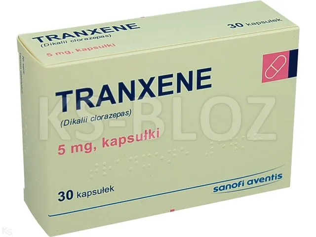 Tranxene cápsulas, duras
