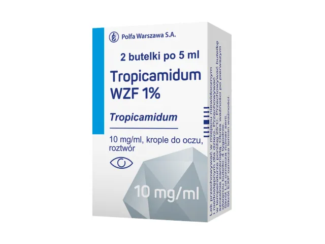 Tropicamida WZF 1% gotas, oculares solución
