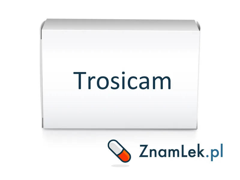 Trosicam tablets, dispersible in the oral cavity