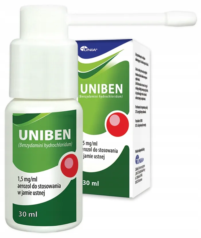 Uniben aerosol, oral cavity