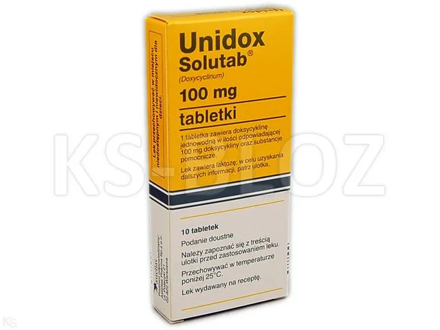 Unidox Solutab suspensión, oral
