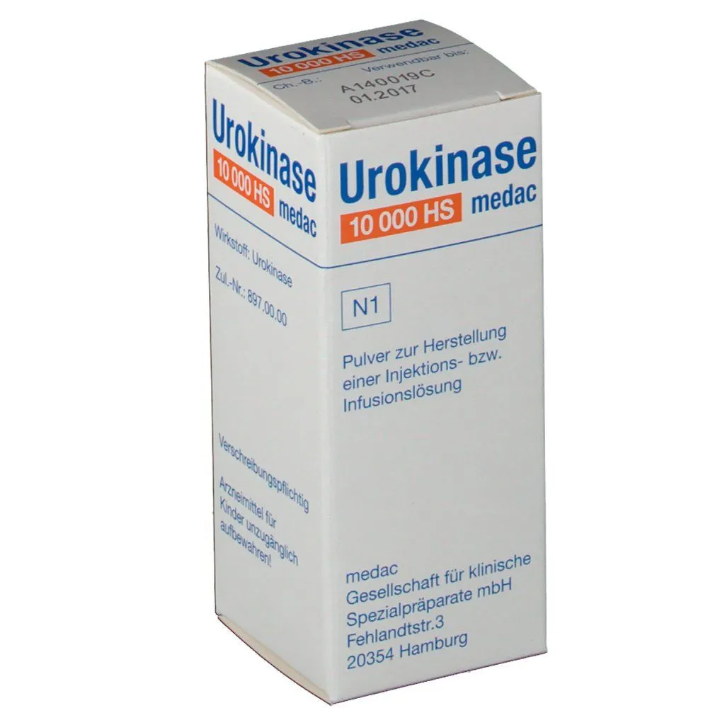 Uroquinasa medac polvere per soluzione per iniezione o infusione