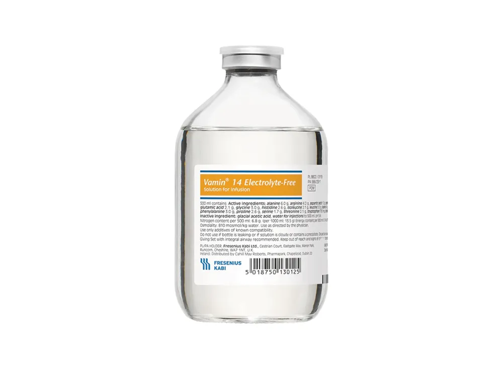 Vamin 14 Electrolyte-Free soluzione per infusione