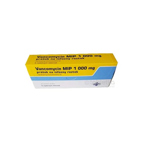 Vancomycin-MIP 1000 polvo para preparación de solución para infusión intravenosa y solución oral