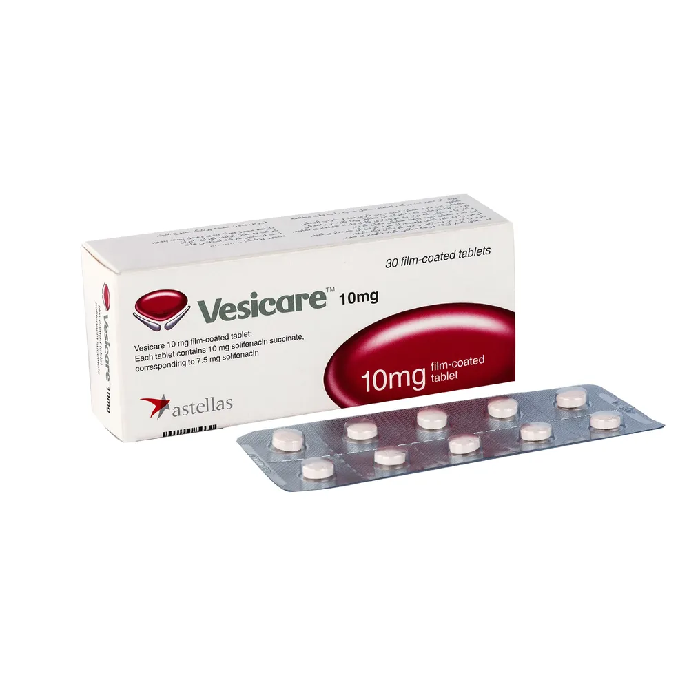 Vesicare 10 mg comprimidos recubiertos