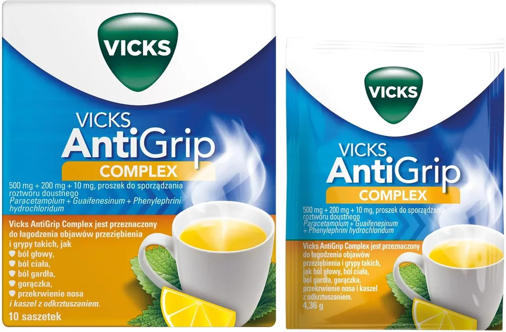 Vicks antigrip complex powder for preparation of oral solution