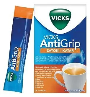 Vicks antigrip sinuses and catarrh solution for oral use, granules