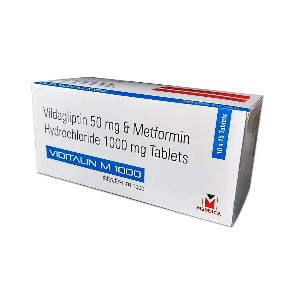 Vildagliptin + metformin hydrochloride +pharma tablets, film-coated