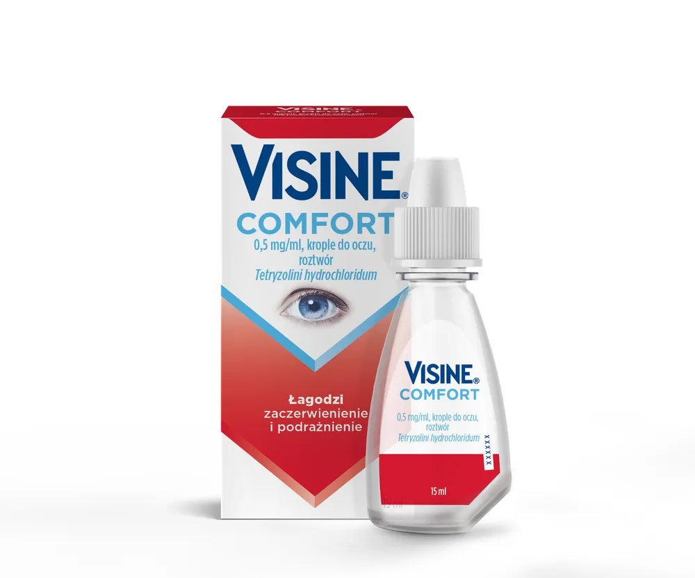 Visine Comfort gotas, oculares solución