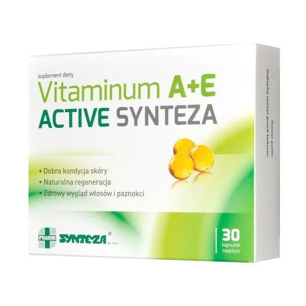 Vitamin a + e synteza capsules, soft gelatin