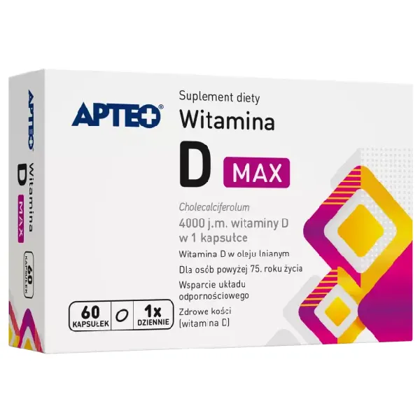 Vitaminum D3 MAX Apteo Med kapsułki, miękkie