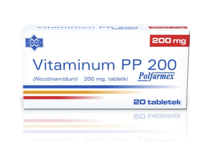 Vitaminum pp 200 mg tablets