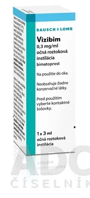 Визибим капли глазные, раствор
