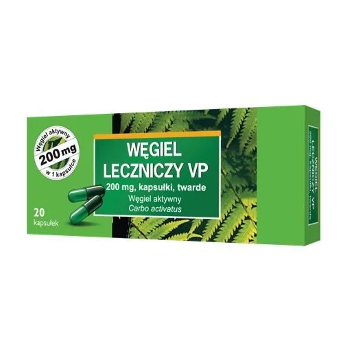 Carbón medicinal VP cápsulas, duras