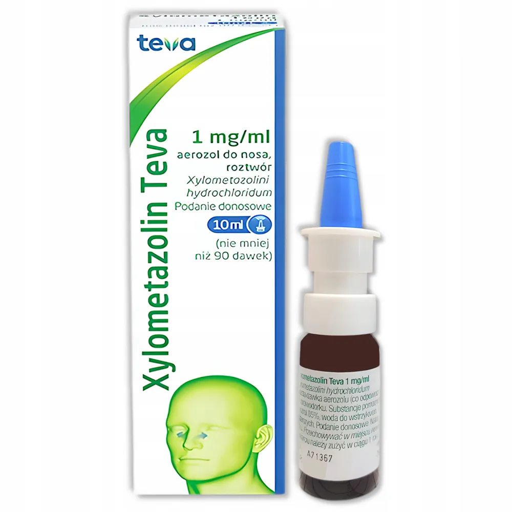 Xilometazolina Teva spray, nasale