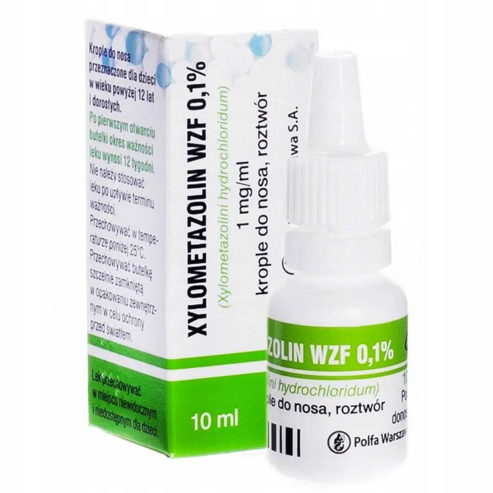 Xilometazolina WZF 0,1% gotas, nasales, solución