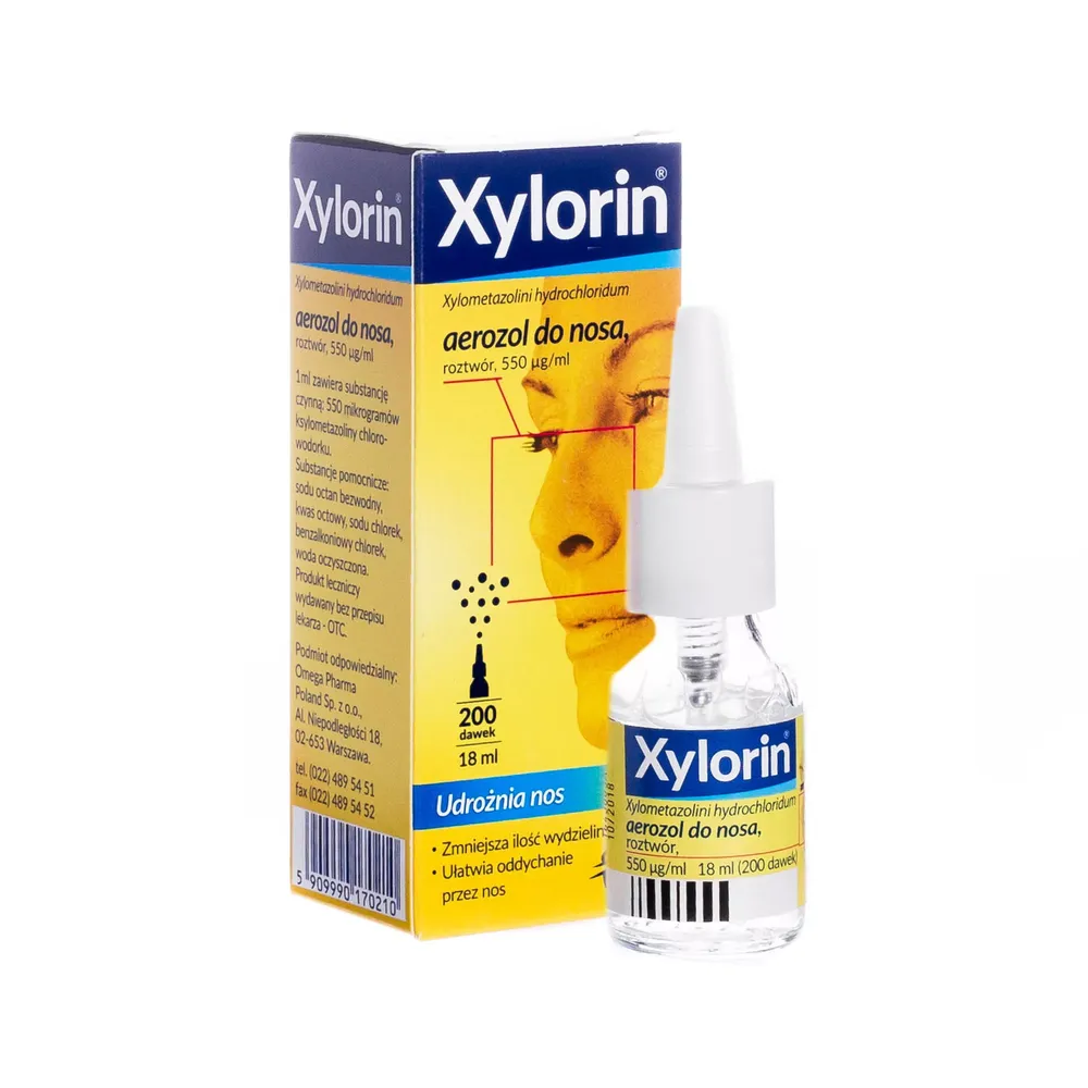 Xylorin solution, nasal spray