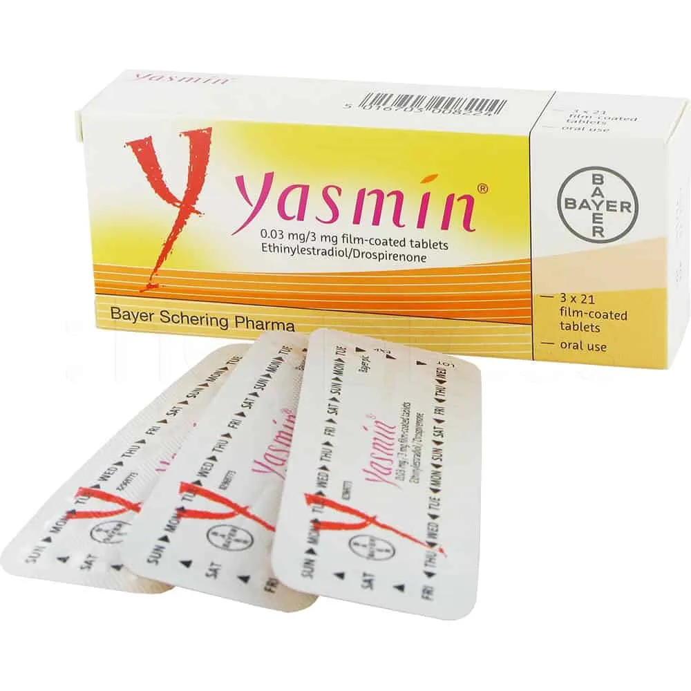 Yasmin tablets, film-coated