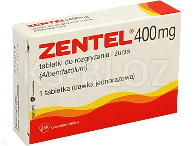 Zentel tablets, chewable
