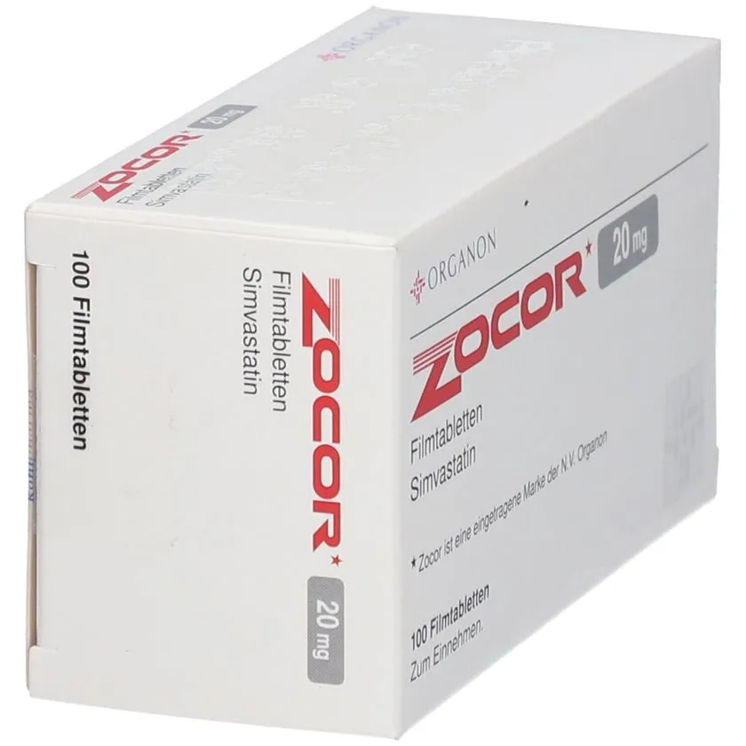 Zocor 20 tablets, film-coated