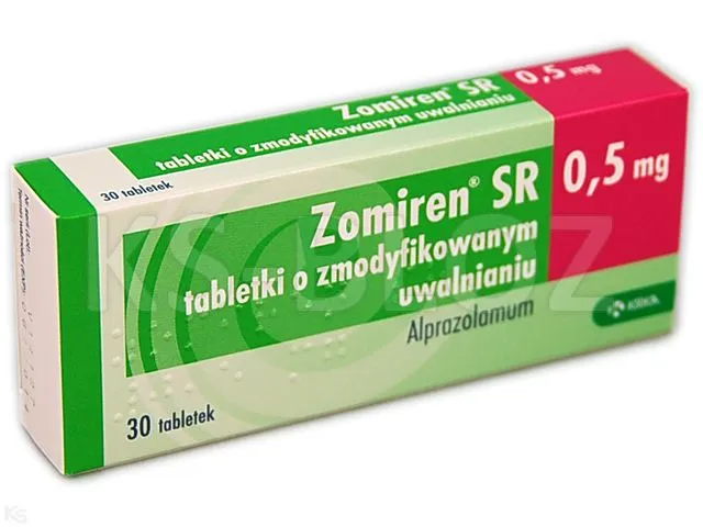 Зомирен sr таблетки, с пролонгированным высвобождением