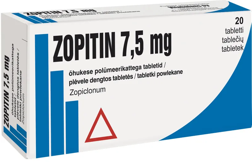 Zopitin 7.5 mg coated tablets tablets, film-coated