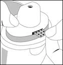 A hand holding a syringe injecting the needle subcutaneously into the abdominal area, showing a visible skin fold and elevated skin ridge
