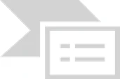 Серый графический элемент в форме стрелки с правой стороны и прямоугольник с тремя горизонтальными линиями внутри, символизирующий текстовый блок